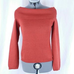 Berretti Wool Shoulder Sweater Medium Made Italy